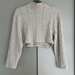 Zara Cream Women’s Sweater Size S NEVER WORN WITH TAGS